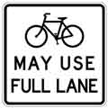 Bikes May Use Full Lane